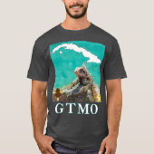 GTMO Iguana Guantánamo Bay Kuba T-Shirt (Vorderseite)