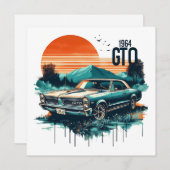 GTO 1964 FEIERTAGSKARTE (Vorne/Hinten)