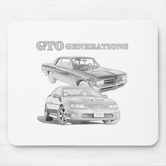 GTO Generationen Mousepad (Vorne)