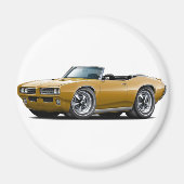 GTO-Gold-Konvertible 1968-69 Magnet (Vorne)