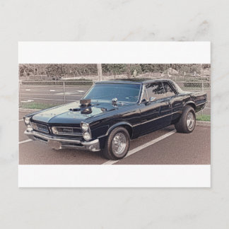 GTO Muscle Car Classic Power HDR Fotos Bilder Postkarte
