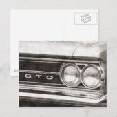 GTO Oldtimer Postkarte (Vorne/Hinten)