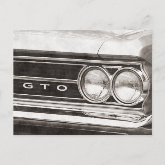 GTO Oldtimer Postkarte (Vorderseite)