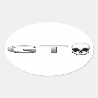 GTO OVALER AUFKLEBER
