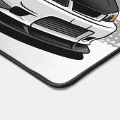 GTO Racing Car, modern, schwarz und weiß Schreibtischunterlage (Ecke)