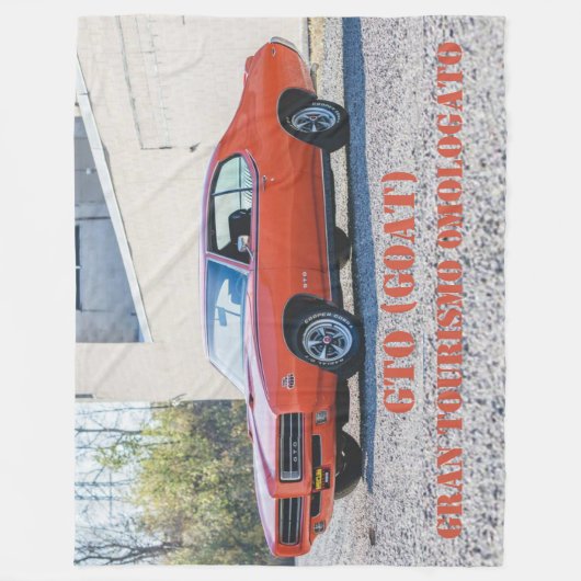 GTO (ZIEGE) FLEECEDECKE (Vorderseite)