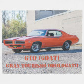 GTO (ZIEGE) FLEECEDECKE (Vorderseite (Horizontal))