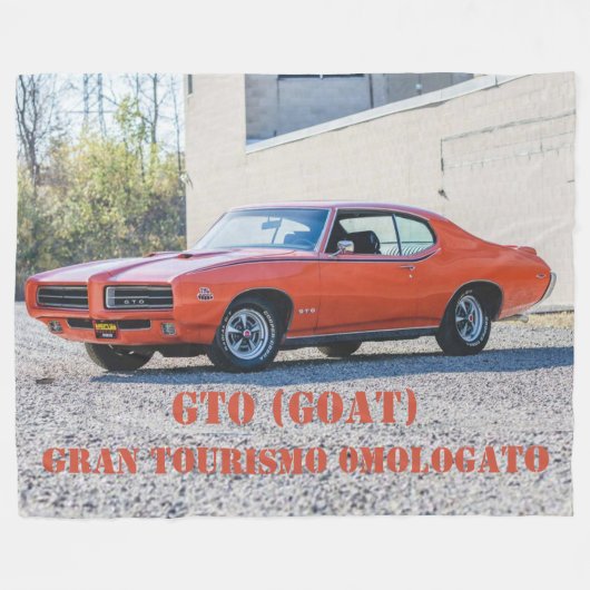 GTO (ZIEGE) FLEECEDECKE (Vorderseite (Horizontal))