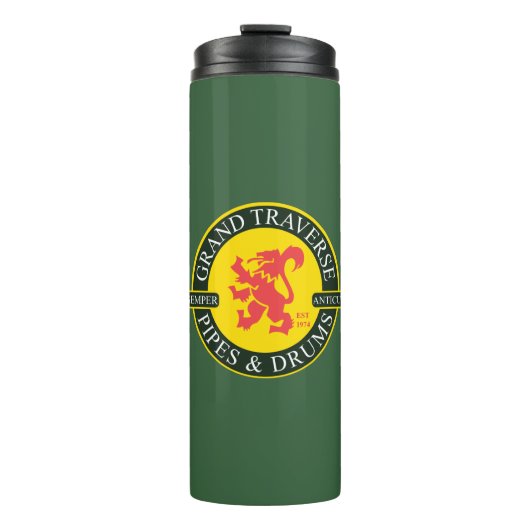 GTPD-Logo-Getränkethermoskanne Thermosbecher (Vorderseite)