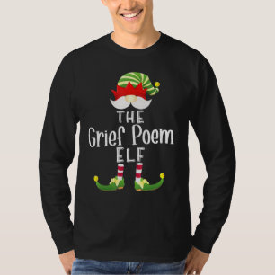 GTrauergedicht Elf Gruppe Weihnachts Pajama Party T-Shirt
