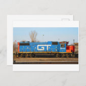GTW 5849 Locomotive Motor CN Stuart Yard Hamilton Postkarte (Vorne/Hinten)