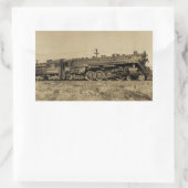 GTW Motor #6312 bei Battle Creek, MI 1954 Rechteckiger Aufkleber (Tasche)