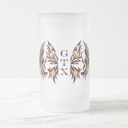 GTX Bierglas Mattglas Bierglas (Mittel)
