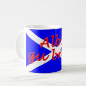 "GU brath alba" Kaffee-Tasse Kaffeetasse (Vorderseite Links)
