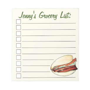 Gua Bao Pork Belly Bun Chinesisch taiwanisches Ess Notizblock