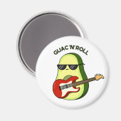 Guac and Roll Funny Avocado Pub Magnet (Vorderseite/Rückseite)