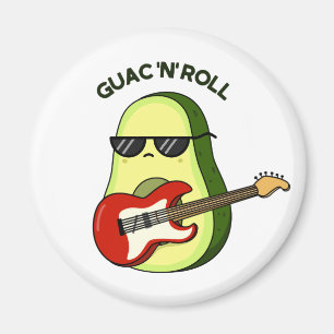 Guac and Roll Funny Avocado Pub Magnet