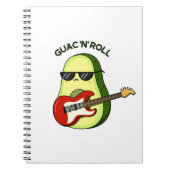 Guac and Roll Funny Avocado Pub Notizblock (Vorderseite)