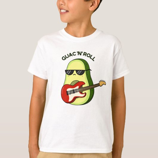 Guac and Roll Funny Avocado Pub T-Shirt (Vorderseite)