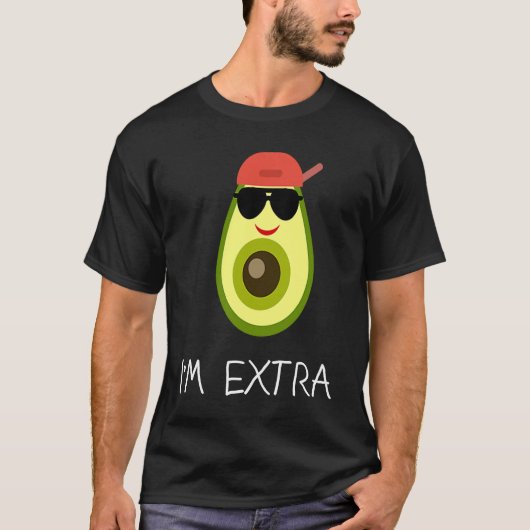 Guac is Extra Guacamole Guacaholic Avocado Toast T-Shirt (Vorderseite)