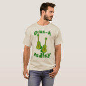 Guac Medley Guacamole Avocado Guitar Slogan T-Shirt (Vorne ganz)