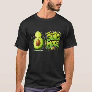 Guac-Modus Lustiger Avocado Fitnessstudio Fitness T-Shirt