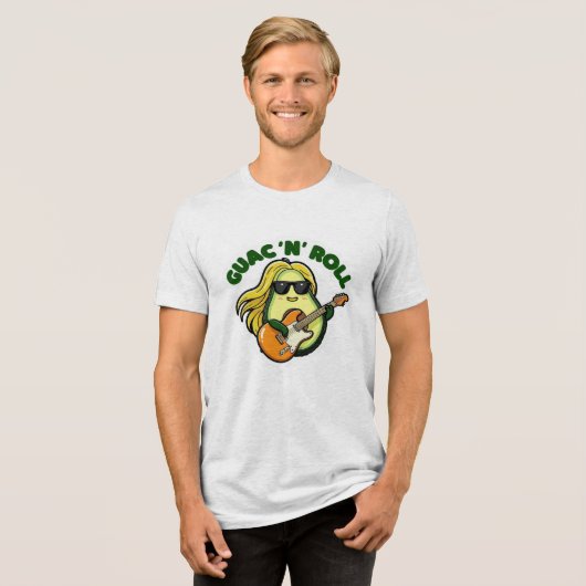 Guac ´n ´Roll Tri-Blend Shirt (Vorderseite voll)