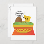 Guac Party Einladungspostkarte (Vorne/Hinten)