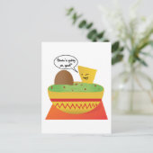 Guac Party Einladungspostkarte (Stehend Vorderseite)