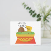 Guac Party Postkarte (Stehend Vorderseite)