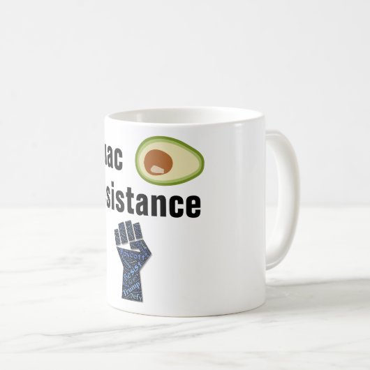 Guac Resistance Tasse (VorderseiteRechts)
