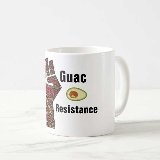 Guac Resistance Tasse (VorderseiteRechts)