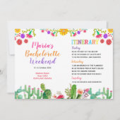 GUACAMOLE CACTUS Wochenende Einladung (Vorderseite)