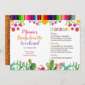 GUACAMOLE CACTUS Wochenende Einladung (Vorne/Hinten)