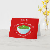 Guacamole Day Karte (Gelbe Blume)