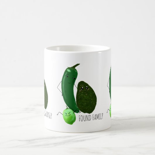 Guacamole Family Meme mit Jalapeno Avocado Limon Kaffeetasse (Mittel)