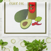 Guacamole Geschirrtuch (Gefaltet)
