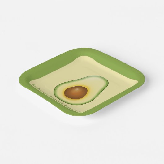 Guacamole Pappteller (Gewinkelt)