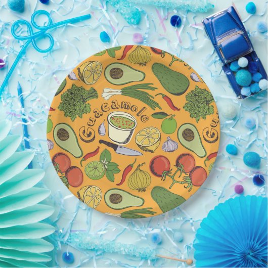 Guacamole Pappteller (Party)