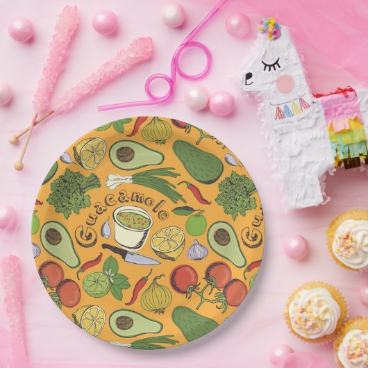 Guacamole Pappteller (Party)