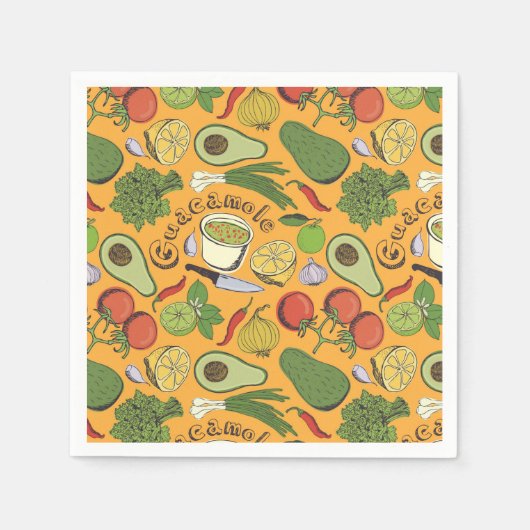 Guacamole Serviette (Vorderseite)