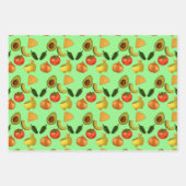 Guacamole und Tortilla-Chips Geschenkpapier Set (Vorderseite 3)