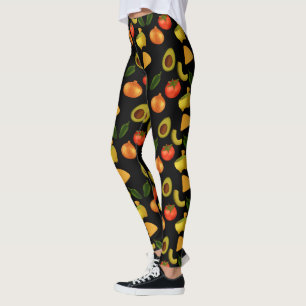 Guacamole und Tortilla-Chips Leggings