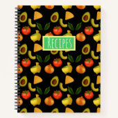 Guacamole und Tortilla-Chips Notizblock (Vorderseite)