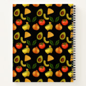 Guacamole und Tortilla-Chips Notizblock (Rückseite)