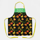 Guacamole und Tortilla-Chips Schürze (Vorderseite)