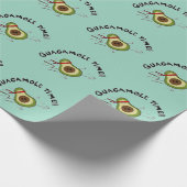 Guacamole-Zeit Geschenkpapier (Ecke)