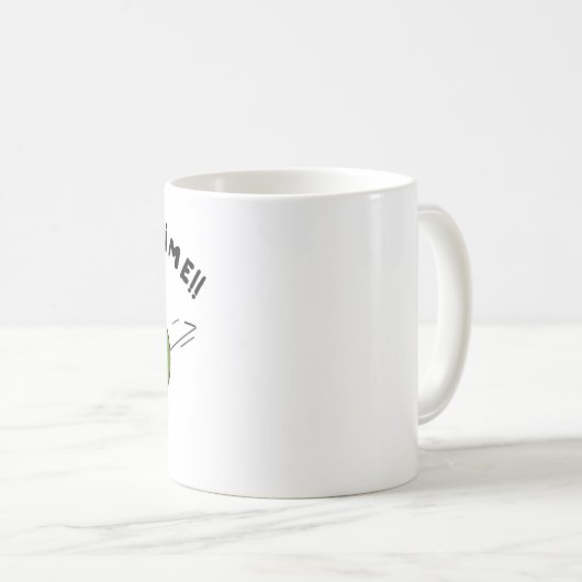 Guacamole-Zeit Kaffeetasse (VorderseiteRechts)