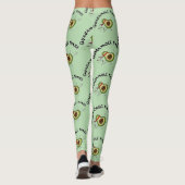 Guacamole-Zeit Leggings (Rückseite)