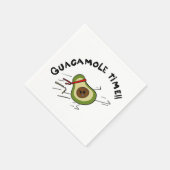 Guacamole-Zeit Serviette (Ecke)
